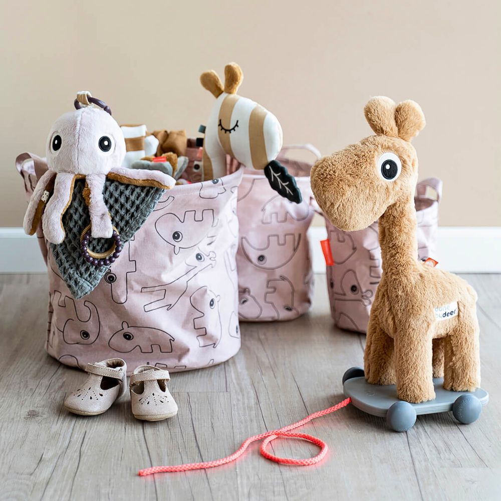 Aktivitetsleke Rosa Sensorisk Manet med Rangle og Speil