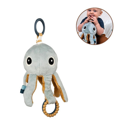 Done by Deer Aktivitetsleke Blå Sensorisk Manet med Rangle og Speil