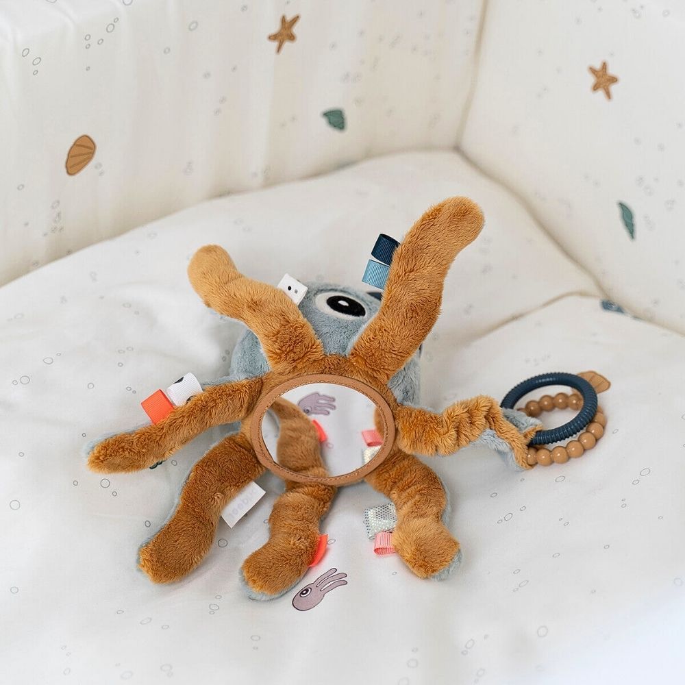 Done by Deer Aktivitetsleke Blå Sensorisk Manet med Rangle og Speil - bilde 5