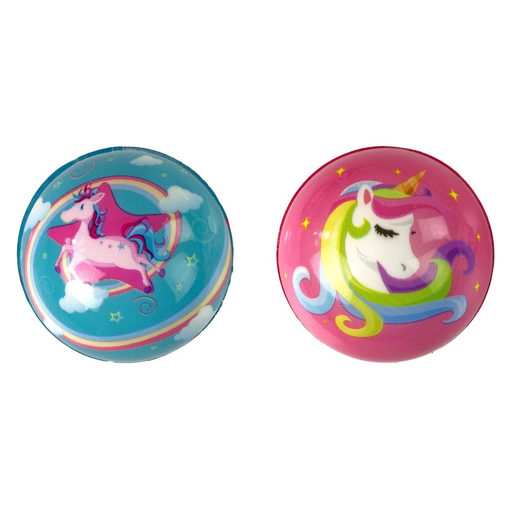 Soft Balls Sprettball med Enhjørning motiv (10 cm) Assortert