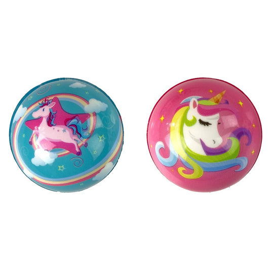 Soft Balls Sprettball med Enhjørning motiv (10 cm) Assortert
