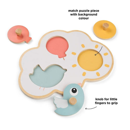 Første Knottepuslespill For Lek og Motorikk