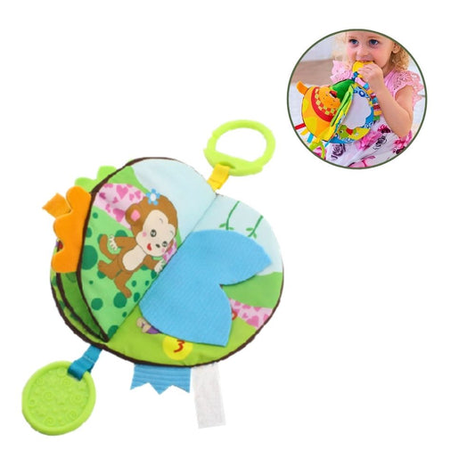 Happy Baby Myk Dyrebok med Biteleke og Knitring