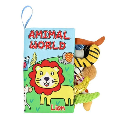 Happy Baby Myk Dyrebok med Haler, Tekstur og Knitring - bilde 3