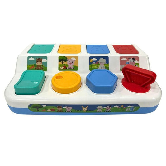 Happy Baby Interaktiv Pop Up Bondegårdsdyr med Lys og Lyd (Assortert)