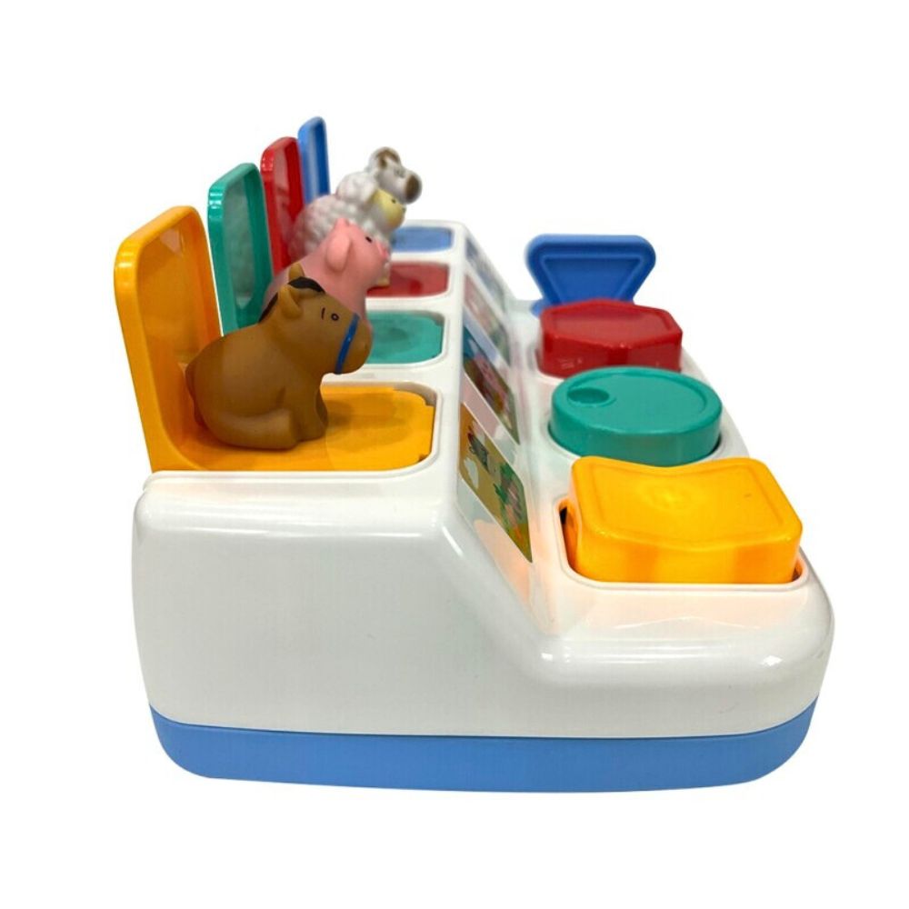 Happy Baby Interaktiv Pop Up Bondegårdsdyr med Lys og Lyd (Assortert) - detaljbilde