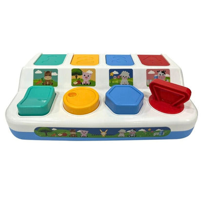 Happy Baby Interaktiv Pop Up Bondegårdsdyr med Lys og Lyd (Assortert) - bilde 4