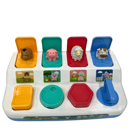 Happy Baby Interaktiv Pop Up Bondegårdsdyr med Lys og Lyd (Assortert) - bilde 7