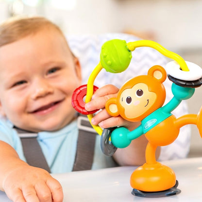 Infantino Stick and Spin Rangle Ape – Lekehjul med Sugekopp – Fra 6 Måneder
