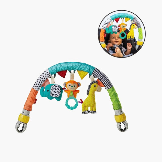 Infantino Clip & Play Vognrangle – Fleksibel Aktivitetsbue for Baby – Fra 0 Måneder