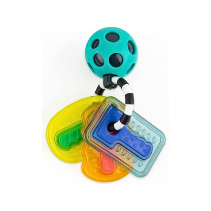 Drive n' Drool Nøkkelrangle med Tekstur for Baby