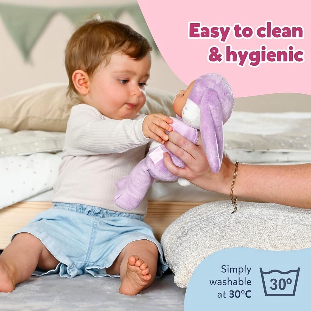 Baby Born Myk Funny Bunny Kanindukke med Rangle og Fingerdukkelomme (26 cm) - bilde 5