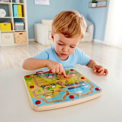 Magnetisk Byggeplass Labyrint