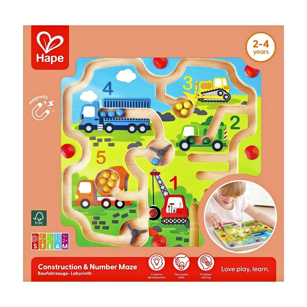 Magnetisk Byggeplass Labyrint