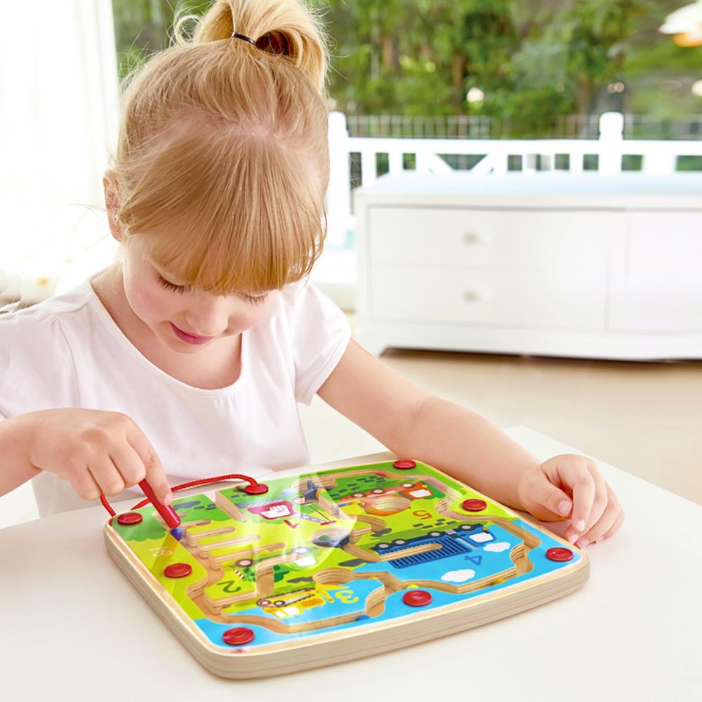 Magnetisk Byggeplass Labyrint