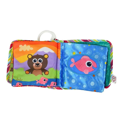 Lamaze Myk Aktivitetsbok med Knitring og Rangle - bilde 5