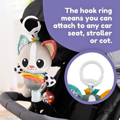 Lamaze Interaktiv og Sensorisk Uttrekkbar Millie the Cat med Lyder - bilde 4