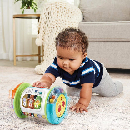 VTech 2-i-1 Rullende Tromme – Interaktiv Leke med 90+ Lyder og Fraser – Fra 6 Måneder