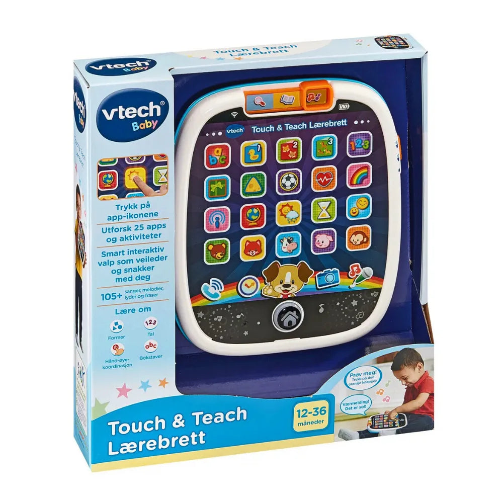 Touch And Teach Interaktivt Nettbrett med Lyd og Lys