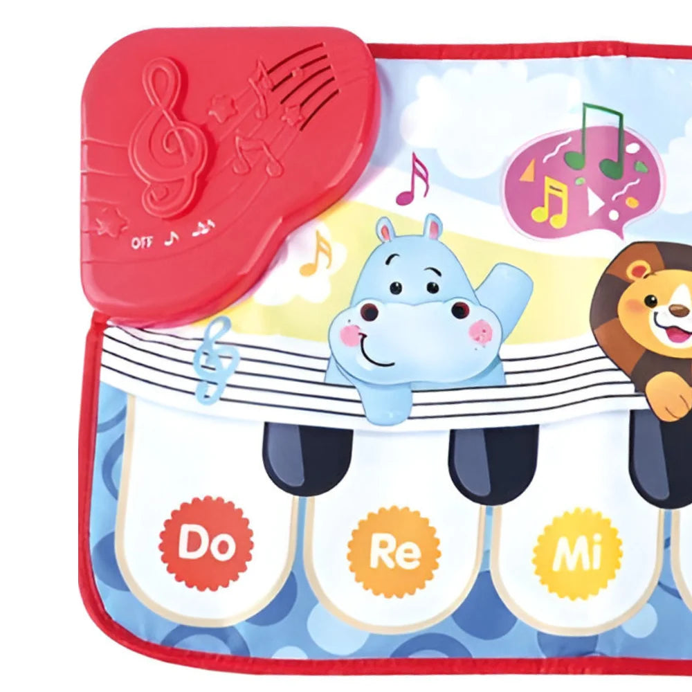 Interaktiv Musikalsk Piano Lekematte med Dyr og Lyd