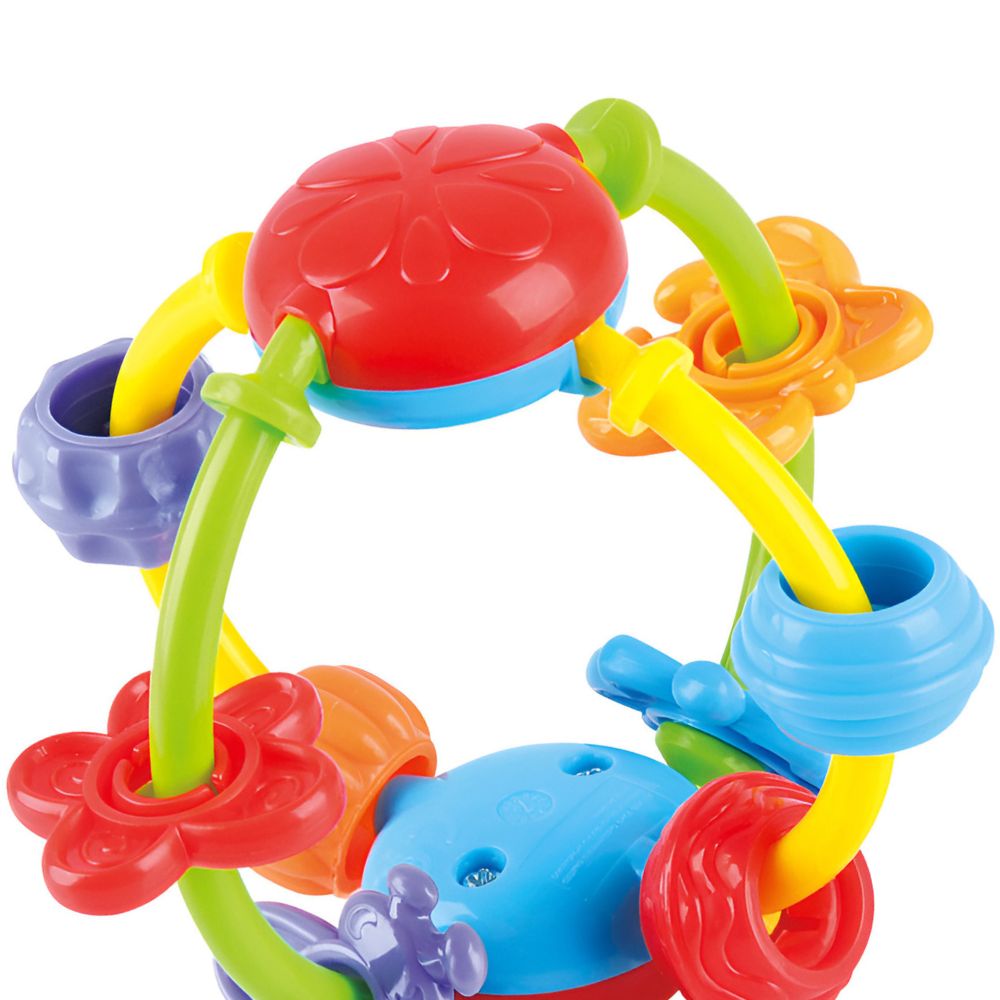 Happy Baby Mini Discovery Rangleball – Fargerik Leke for Babyer – Fra 3 Måneder