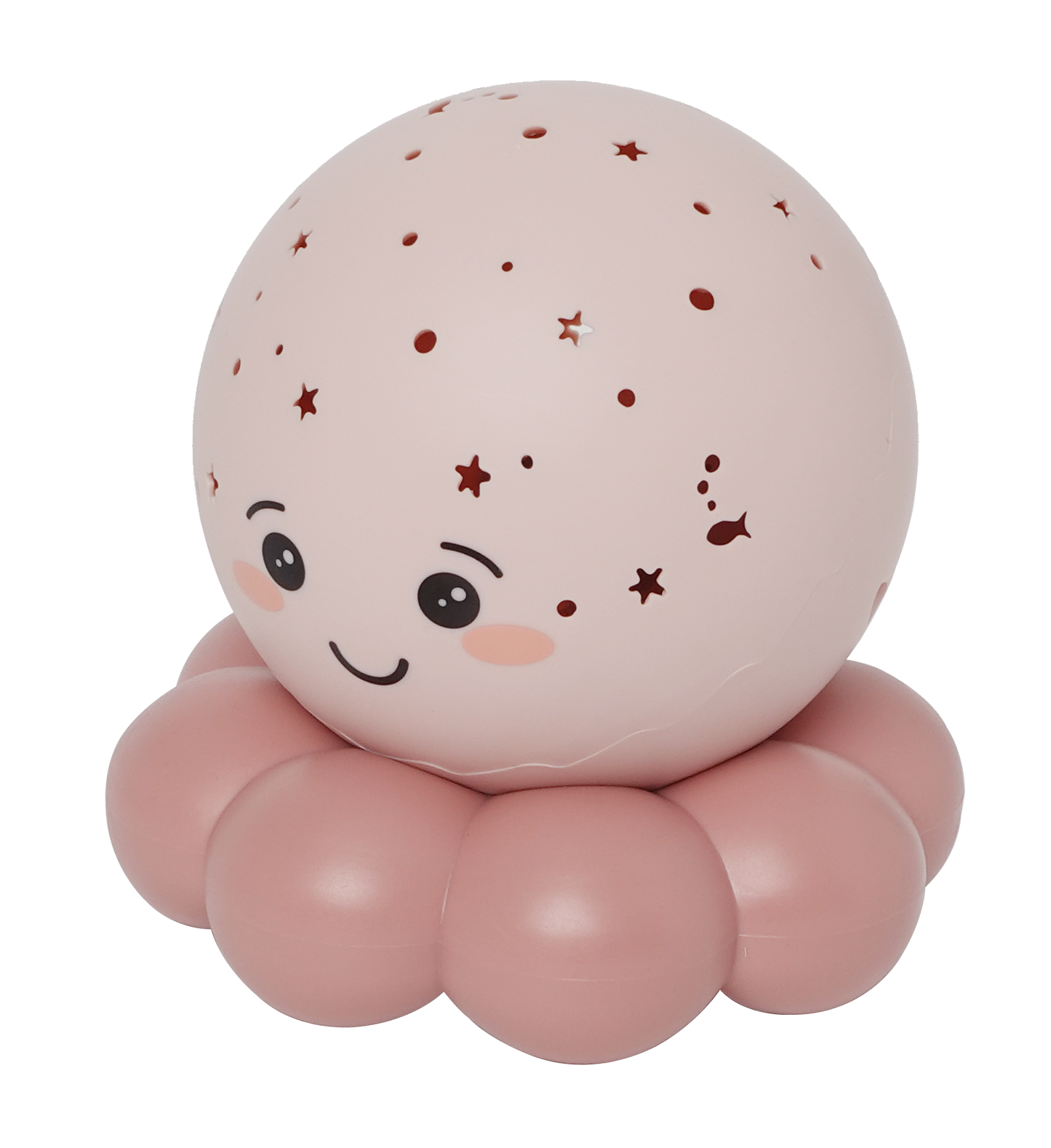 Cloud B Twinkles Octo Flerfarget Nattlampe For Baby i Pastell Rosa - bilde 4