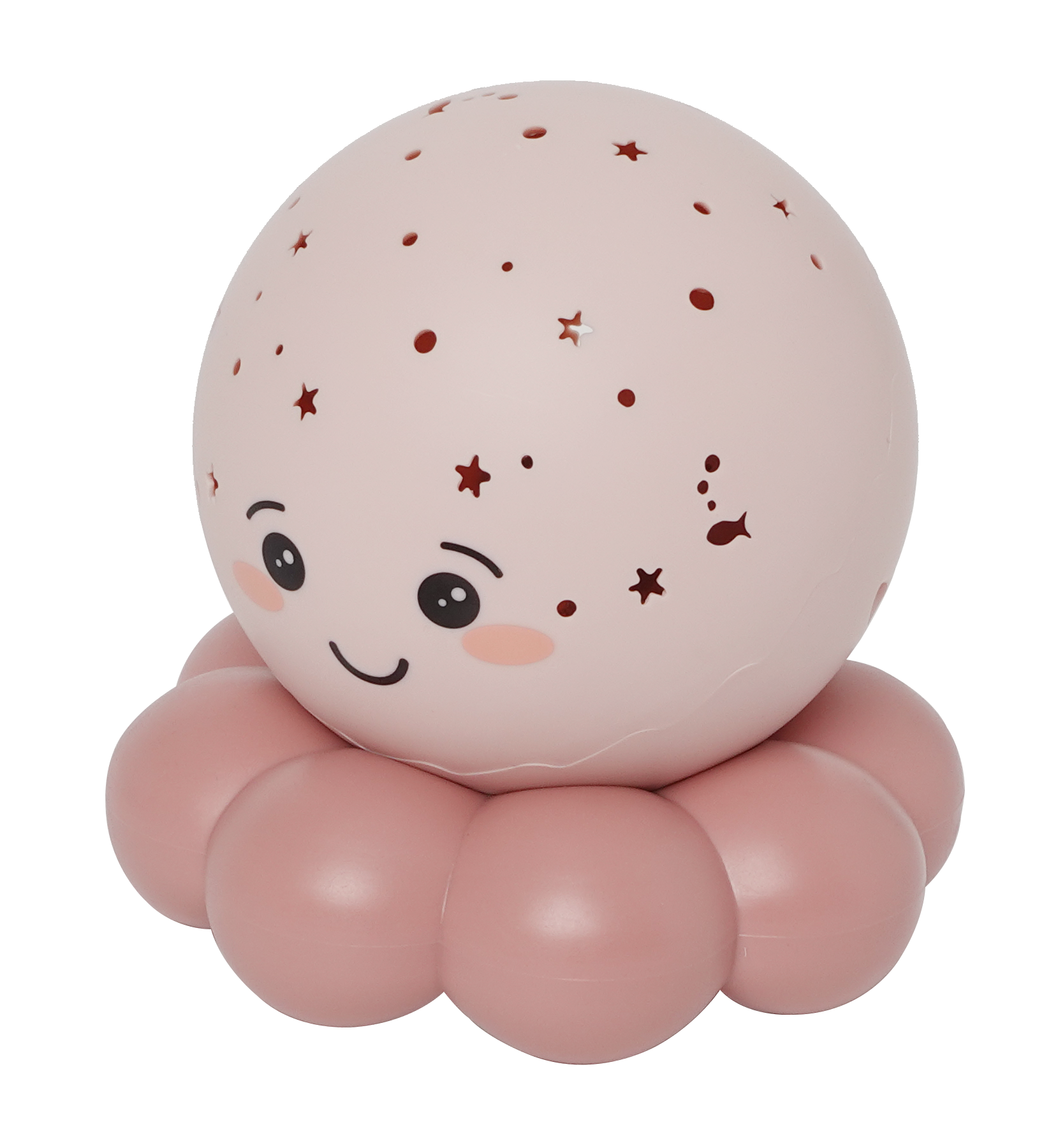 Cloud B Twinkles Octo Flerfarget Nattlampe For Baby i Pastell Rosa - bilde 4