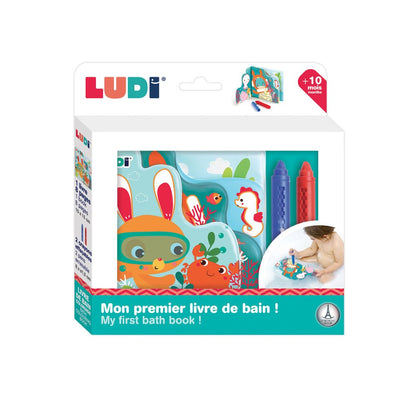Ludi Fargeleggingsbok for Badekaret – Vannaktivitet for Småbarn – Fra 10 Måneder