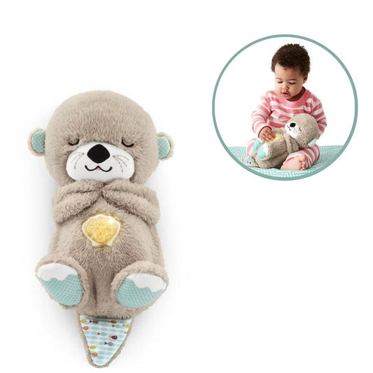 Fisher-Price Soothe 'n Snuggle Otter – Bamse med Musikk og Lys – Søvnhjelp for Babyer – Fra 0 Måneder