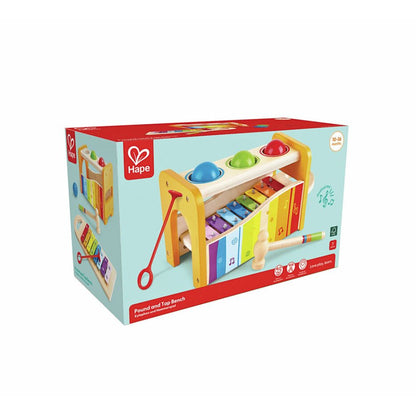 Xylofon i Tre med Hammer og Kuler