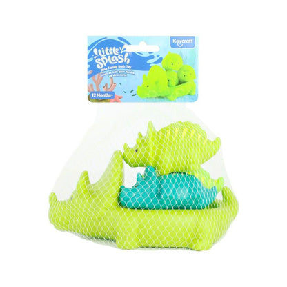 Keycraft Badeleke Dinosaur Familie (17cm) – Gjør Badetid til en Dino-fest – Fra 12 Måneder
