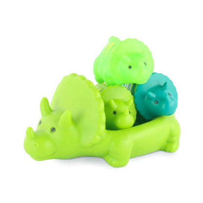 Keycraft Badeleke Dinosaur Familie (17cm) – Gjør Badetid til en Dino-fest – Fra 12 Måneder