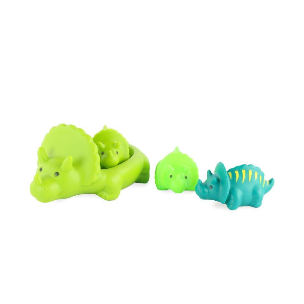 Keycraft Badeleke Dinosaur Familie (17cm) – Gjør Badetid til en Dino-fest – Fra 12 Måneder