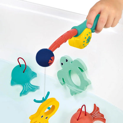 Fiskestangsett Badeleke med 4 Skumdyr For Småbarn