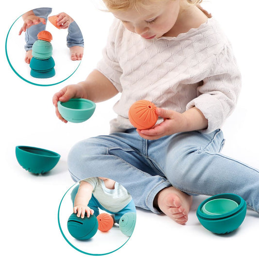 Ludi Baller i Baller – Sensoriske Baller for Babyer – Fra 6 Måneder