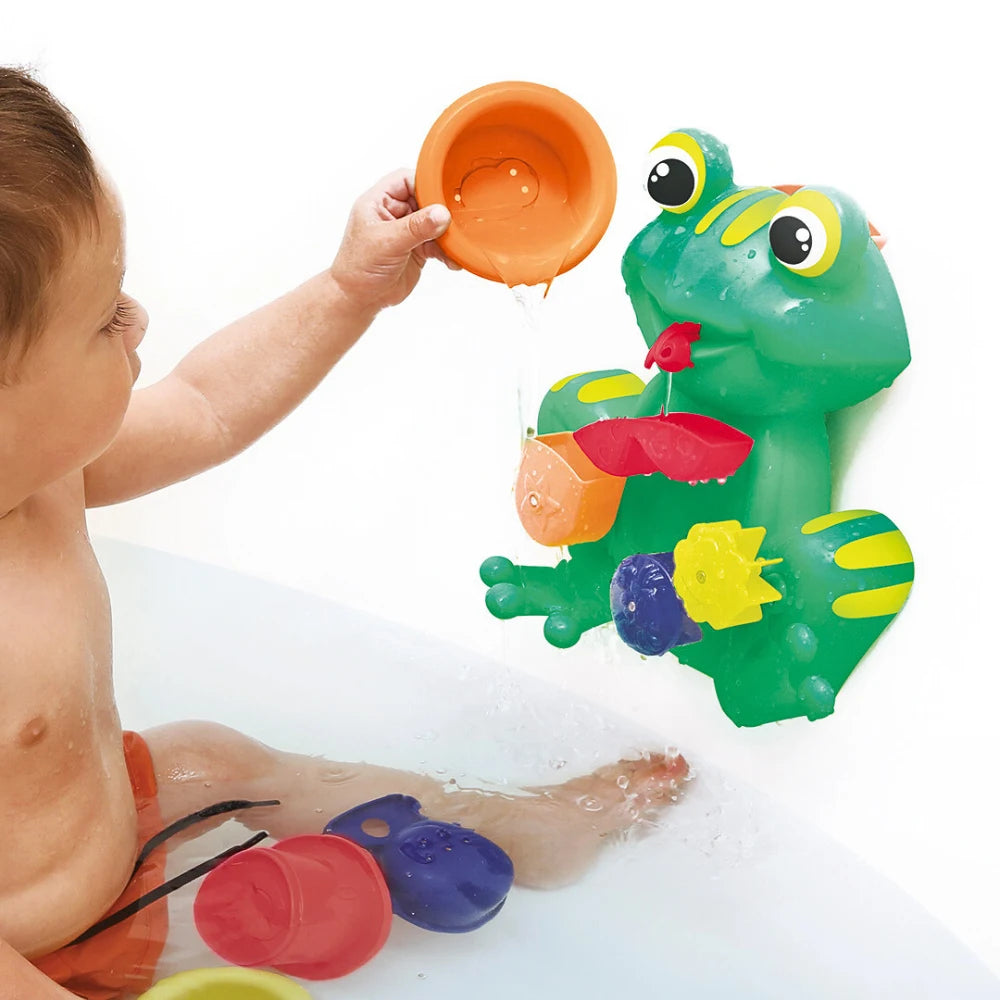 Morosam Frosk Badesett med Vannmølle og Bøtter