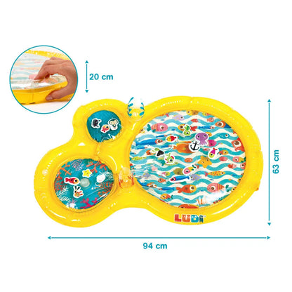 Stor Lekematte med Vann For Magetid og Sensorisk Moro