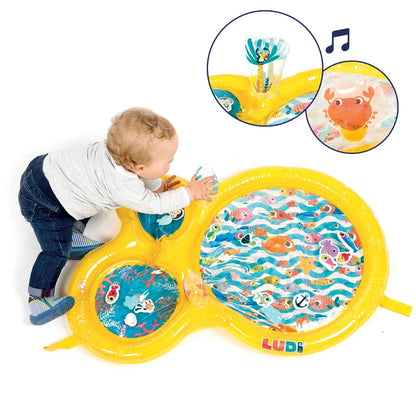 Stor Lekematte med Vann For Magetid og Sensorisk Moro
