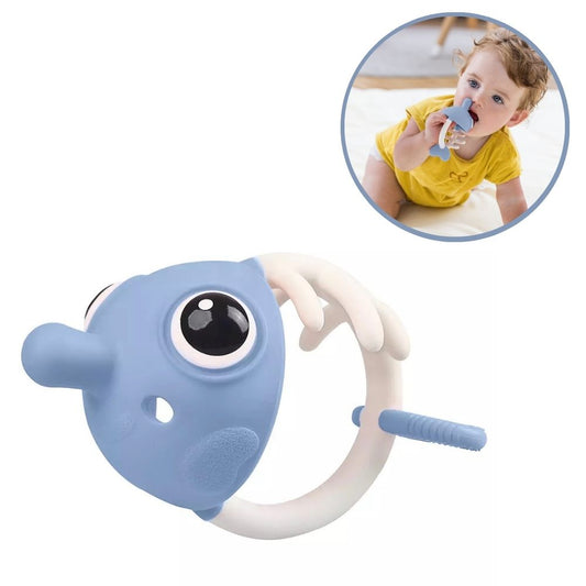Mombella Clownfish Biteleke – Lyseblå – Fra 3 Måneder