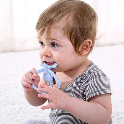 Mombella Lyseblå Hugging Monkey Biteleke - bilde 8