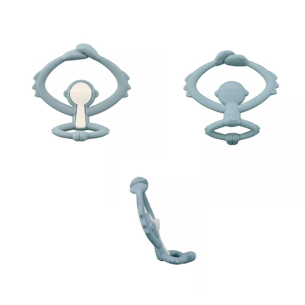 Mombella Jern Grønn Hugging Monkey Biteleke - detaljbilde