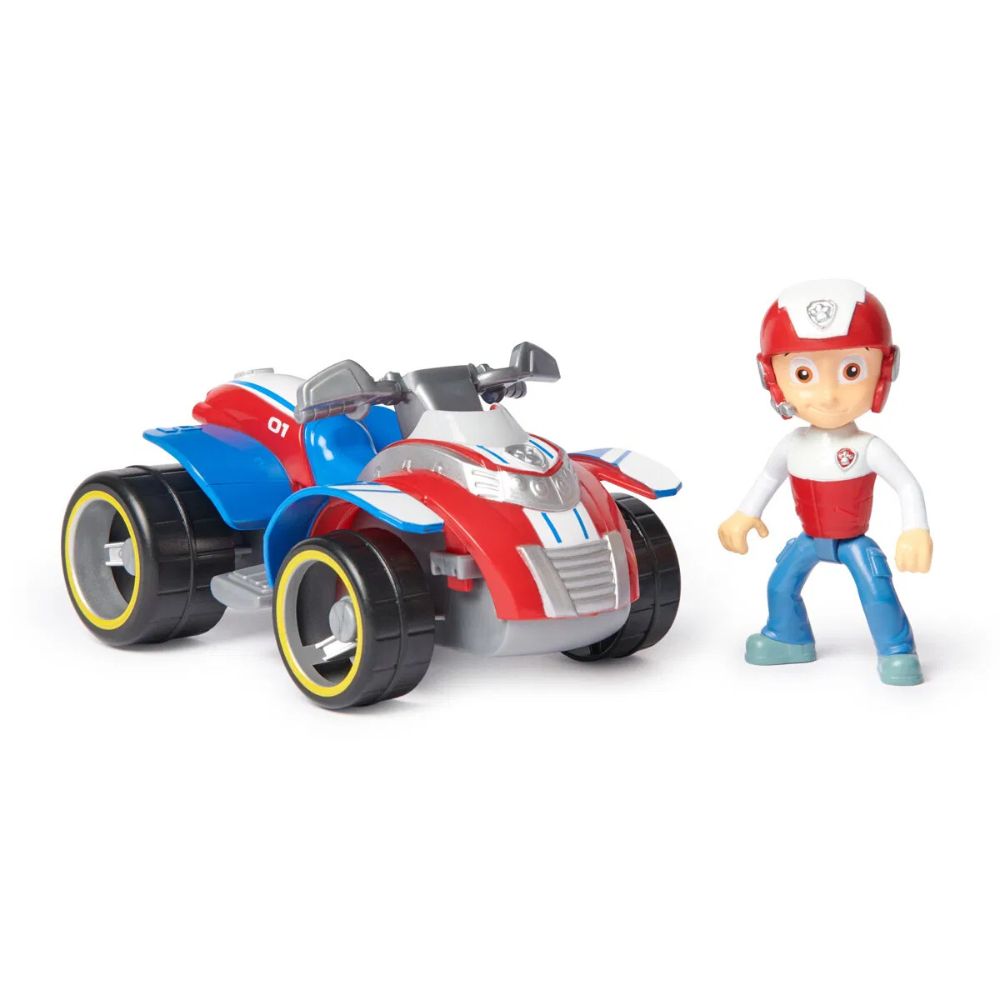 PAW Patrol Ryder med ATV – Basic Vehicle Serie – Figur og Kjøretøy – Fra 3 År