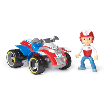 PAW Patrol Ryder med ATV – Basic Vehicle Serie – Figur og Kjøretøy – Fra 3 År