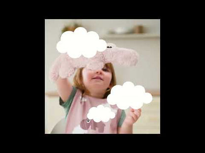 Foodie Powder Rosa Skål Med Sklisikker Bunn og Birdee Motiv