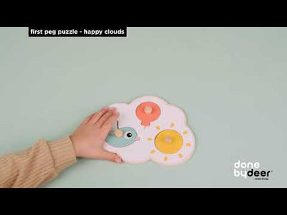 Første Knottepuslespill For Lek og Motorikk