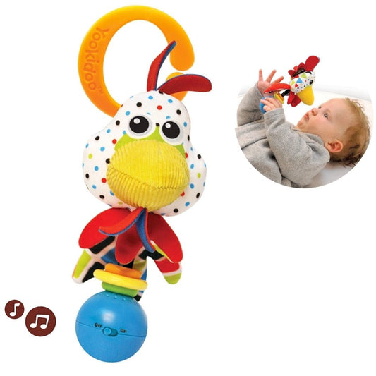 Yookidoo Rist Meg Rangle – Hane – Interaktiv Baby Rangle med Lyd – Fra 0 Måneder