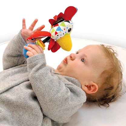 Yookidoo Rist Meg Rangle – Hane – Interaktiv Baby Rangle med Lyd – Fra 0 Måneder