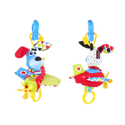 Musikalsk Fly Med Hund for Barnevogn med Lyd og Bevegelse